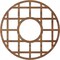 Ekena Millwork O'Neal Wood Fretwork Pierced Ceiling Medallion, Walnut, 36"OD x 13 1/8"ID x 3/8"T CMWP36X36X0375ONWA - alternate 2